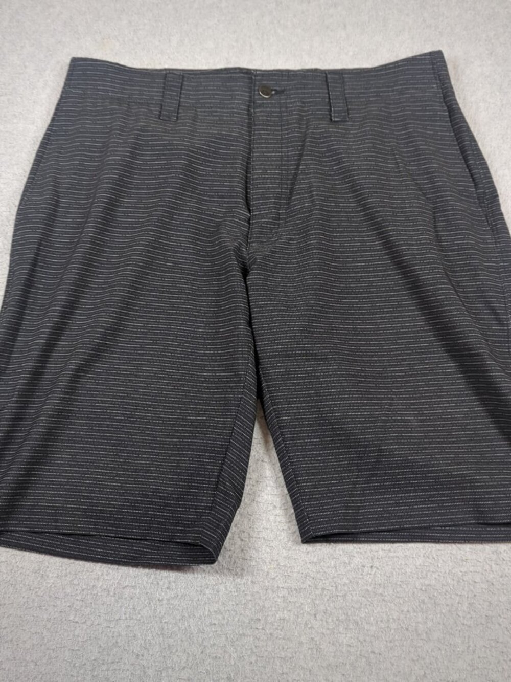 Callaway Shorts Mens 32 Black Casual Golf Flat Front Performance Stretch Chino